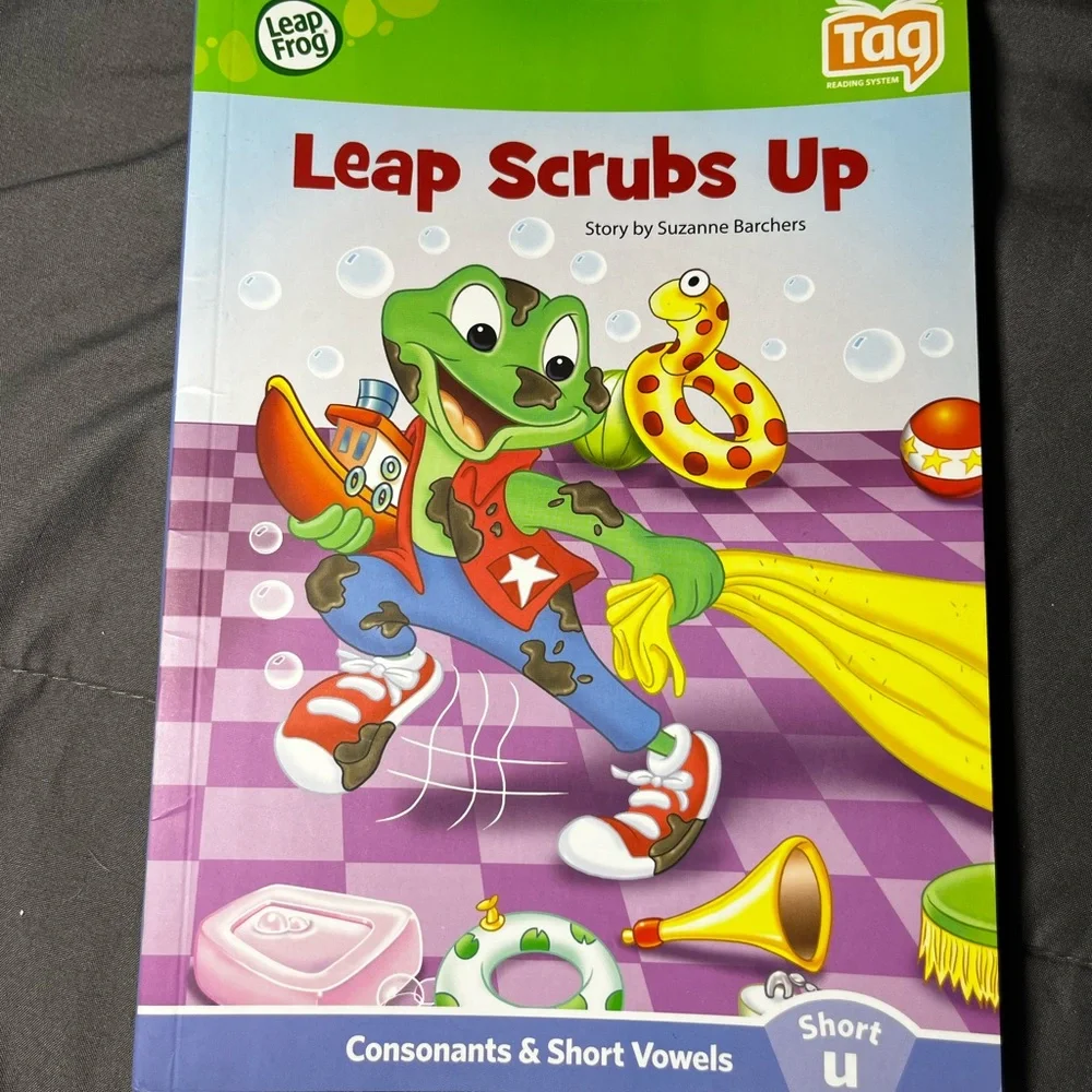 LeapFrog TAG Interactive Books Lot of 3 Consonants‎ & Vowels Learning Reader